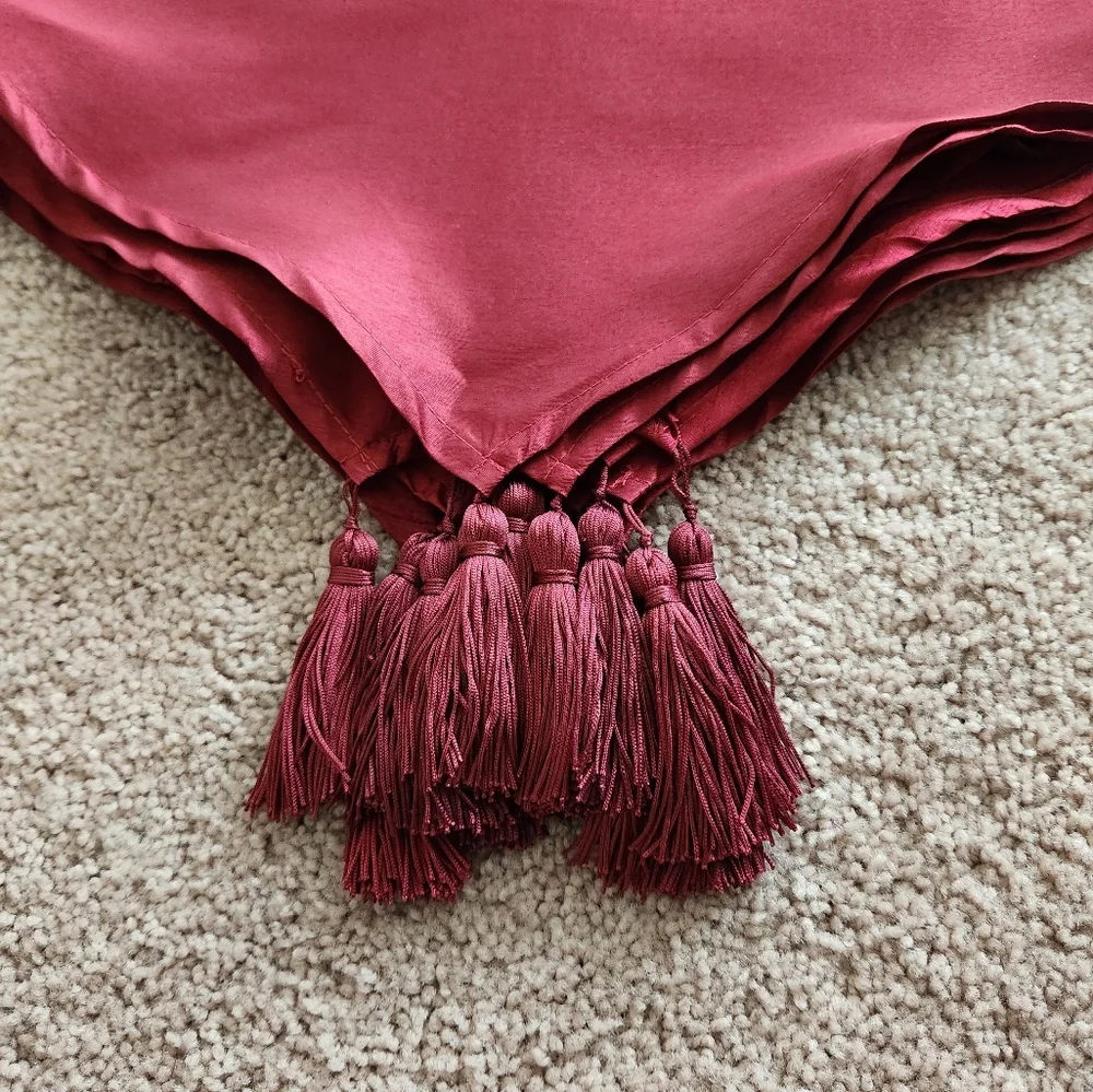 SET OF (4) TASSEL VALANCES